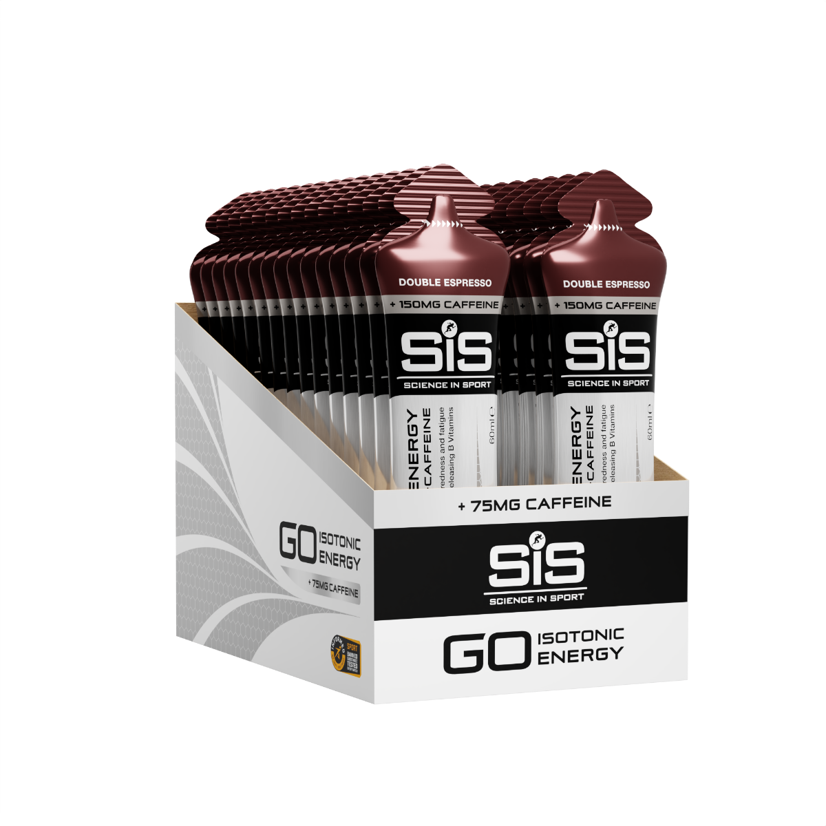 SiS GO Energy + Caffeine Gel (30 stk)